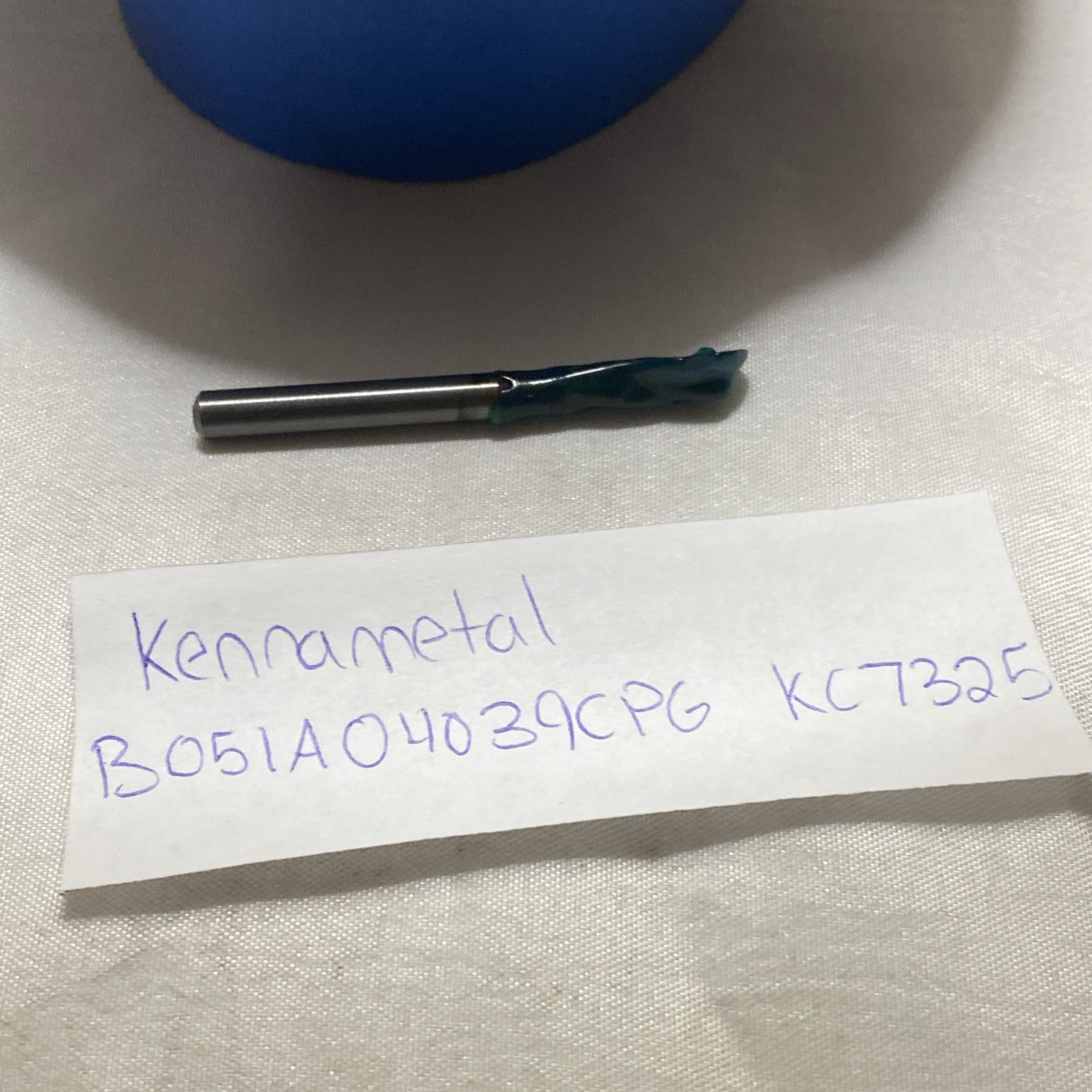 KENNAMETAL SOLID CARBIDE THRU COOLANT B051A04039CPG KC7325 (I15)
