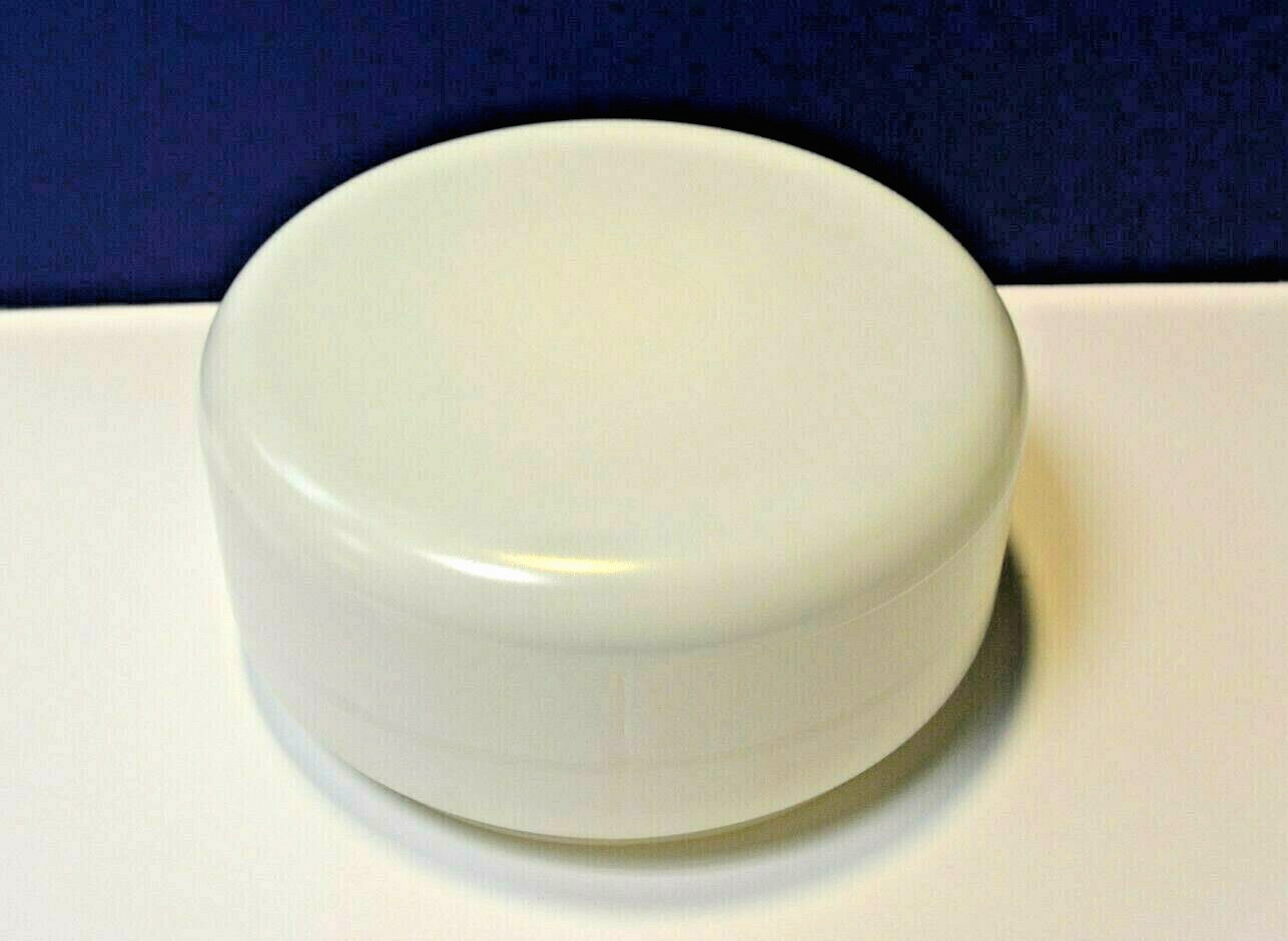 WHITE 7-3/4" Fitter GLASS Opal 8-1/2" DRUM Replacement SHADE Globe MCM NEW 81615