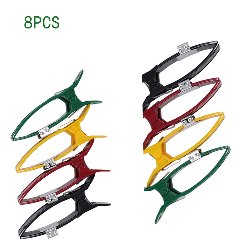 8PCS/2Sets Adult ECG EKG Electrodes Limb Clamp 4.0/ 3.0mm DIN Limb Clamp Banana
