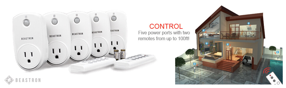 Beastron Socket Outlet US Plug with remote control ON/OFF (ship from U.S)