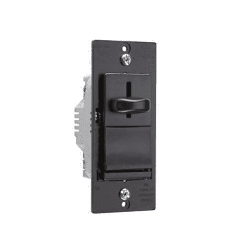 Legrand LSSC5-PBK Preset Slide Fan Variable Speed , Fan Control 5A Black