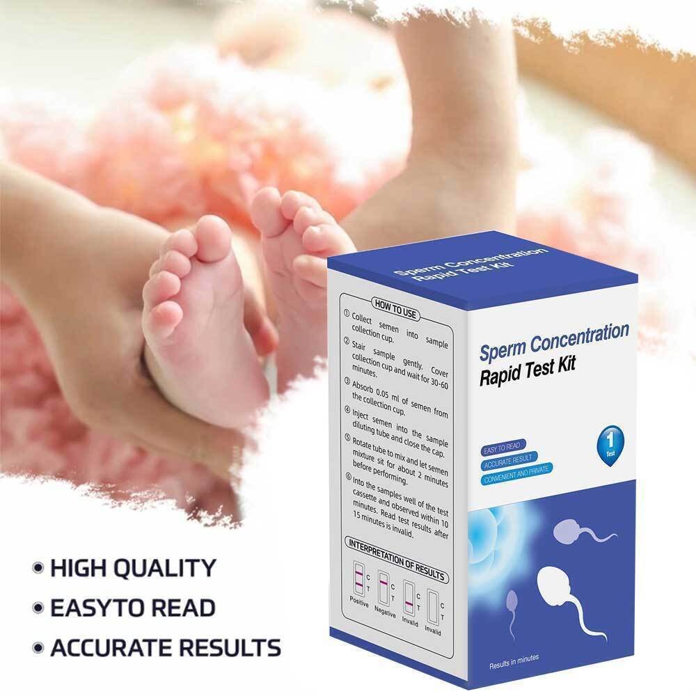 1Set Man Male Sperm Concentration Rapid Test Kit Sperm Motility Detection