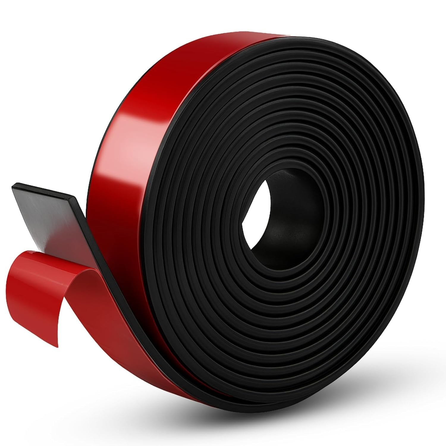 Neoprene Rubber Strips, 1" Wide X X 1/8" Thick X 115" Long, Black