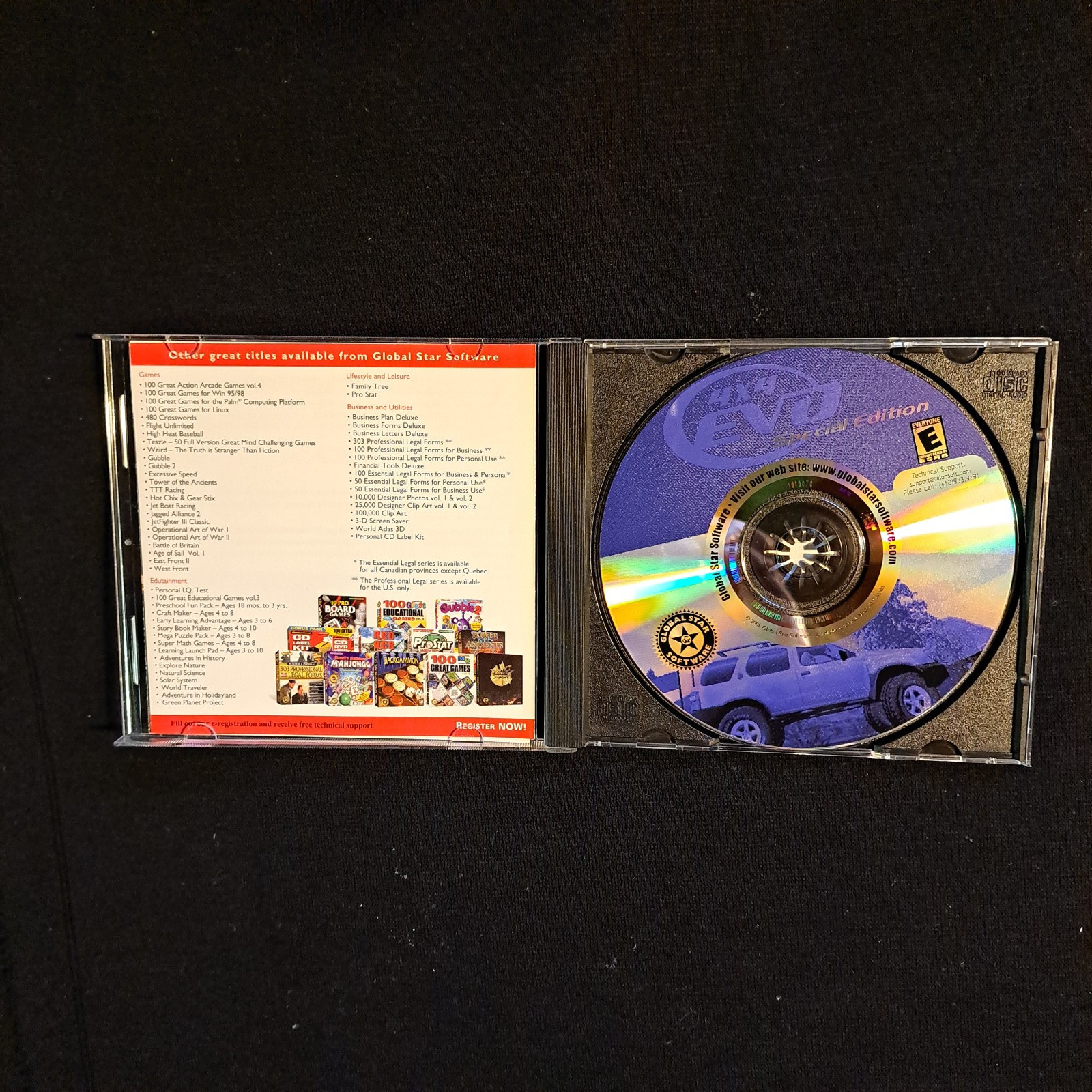 4X4 EVO Special Edition PC Game Disc CD-ROM