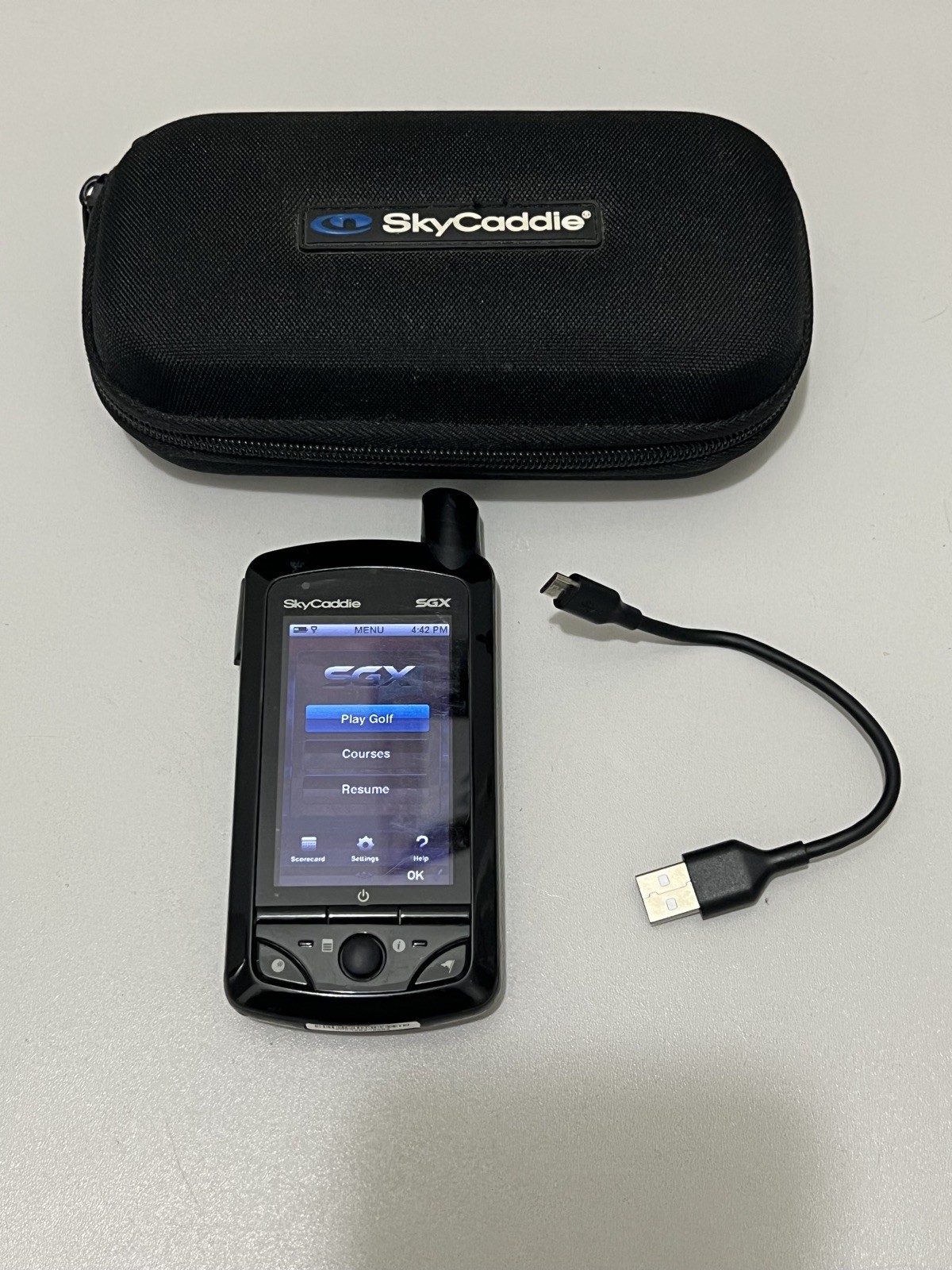 Sky Caddie SGX Golf Course GPS Map Range Finder Golf Courses with Case .