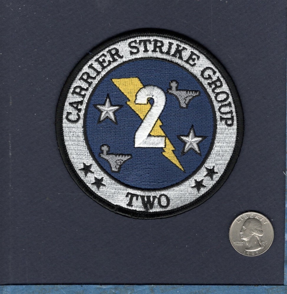 CARRIER STRIKE GROUP 2 US Navy Ship Aircraft Squadron Patch