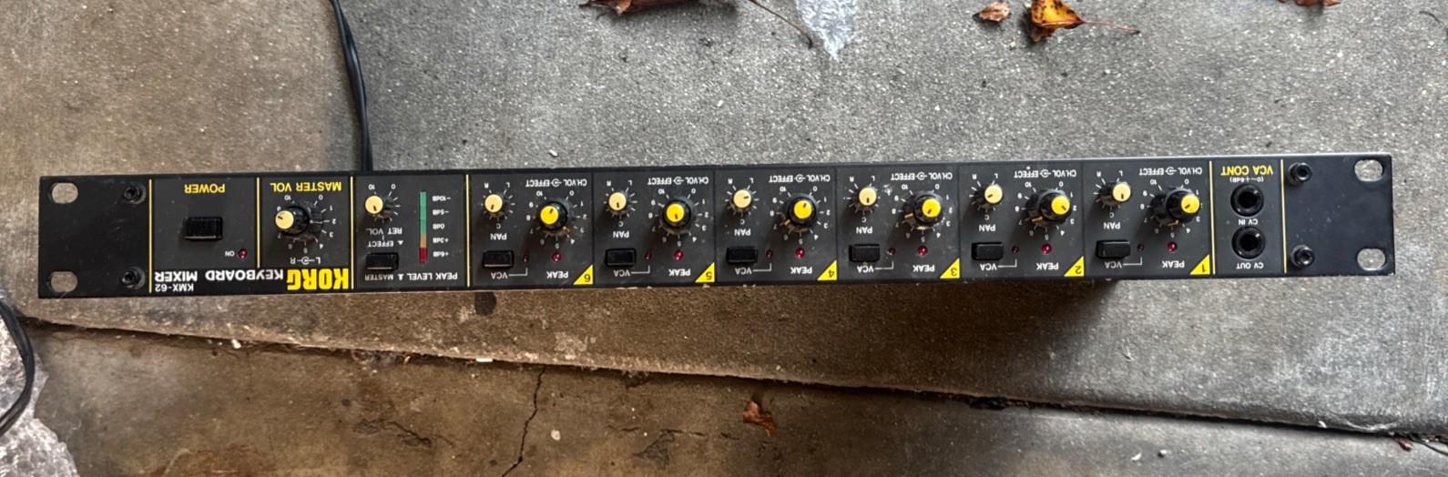 KORG KMX-62 Rackmount Keyboard Line Mixer 6-Channel Analog Used free shipping