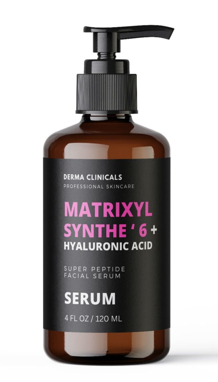 Matrixyl Synthe 6 + Hyaluronic Acid Serum,  Anti-Aging  Wrinkle SEREUM 4oz