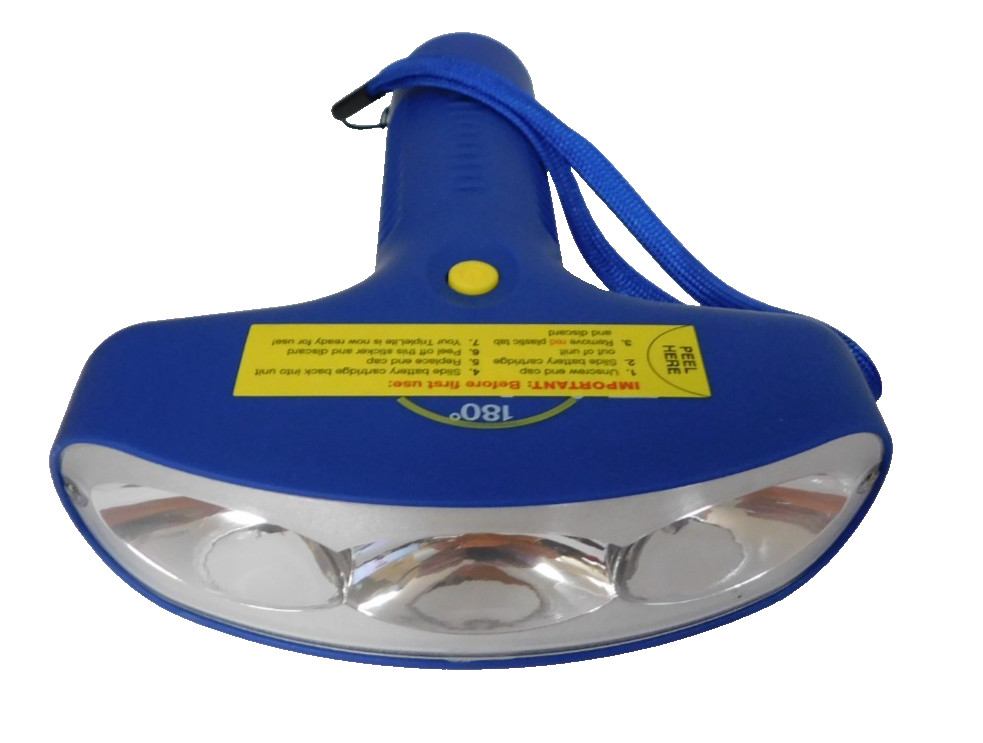 TripleLite 180° LED Flashlight. Batteries Included, 300 lumens