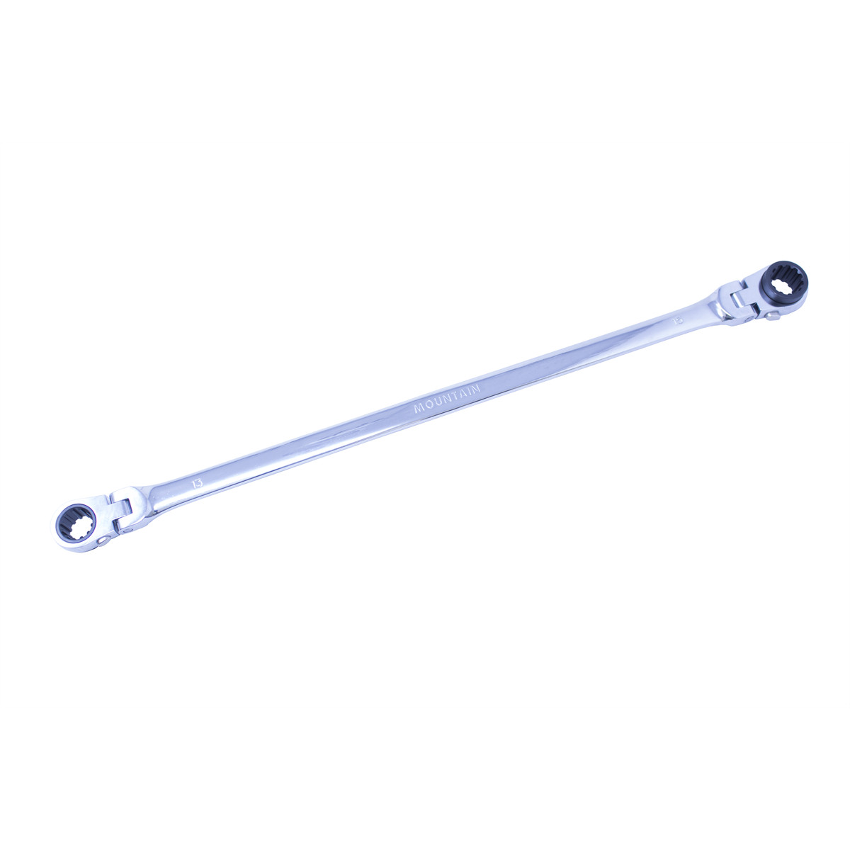 Mountain EX-PFFGBXZ16181 13x15mm Double Box Universal Spline Ratcheting Wrench