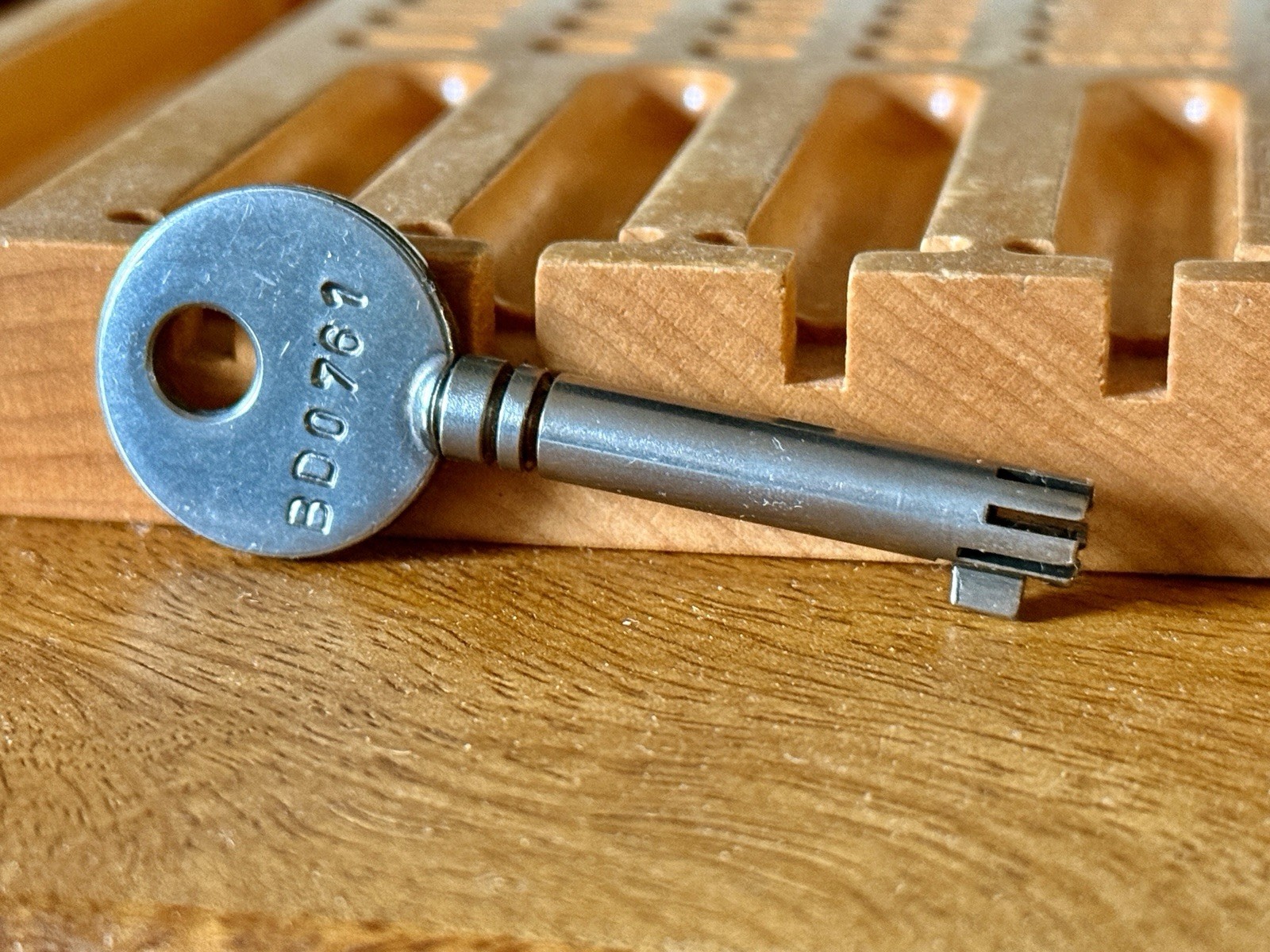 Bramah High Security Lock KEY Locksport Locksmith Collector