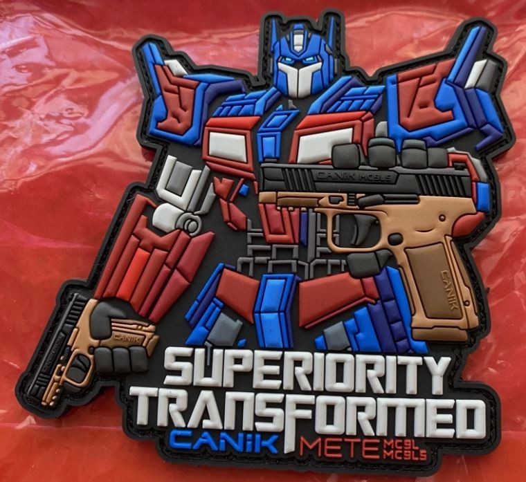 SHOT Show 2025 “SUPERIORITY TRANSFORMED” CANIK PVC Patch, Hook/Loop, NEW!