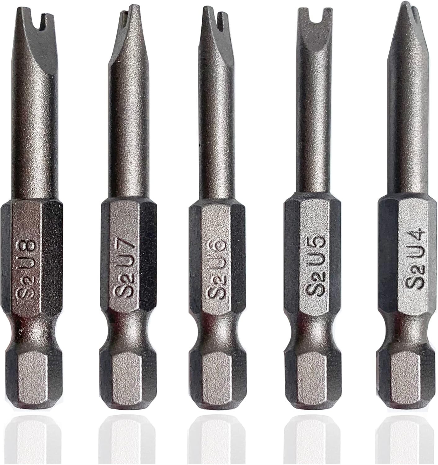 Spanner Screwdriver Bits 5In1 Set U4 U5 U6 U7 U8,  5PCS U-Shaped Screwdriver Bit