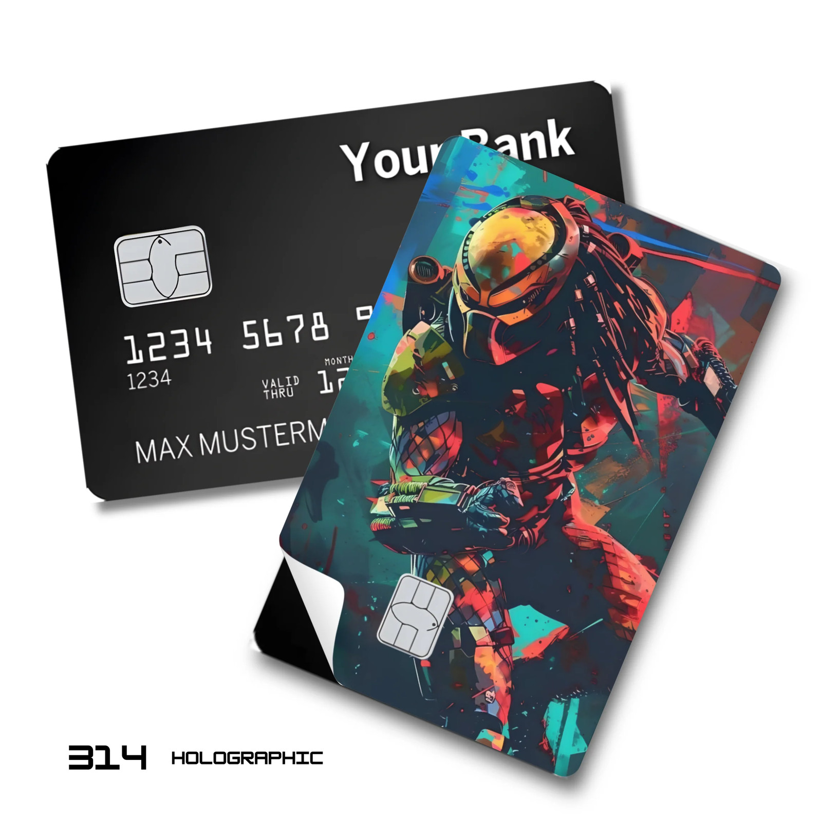 Credit Card Skin Sticker - Predator - The Predator - Holographic