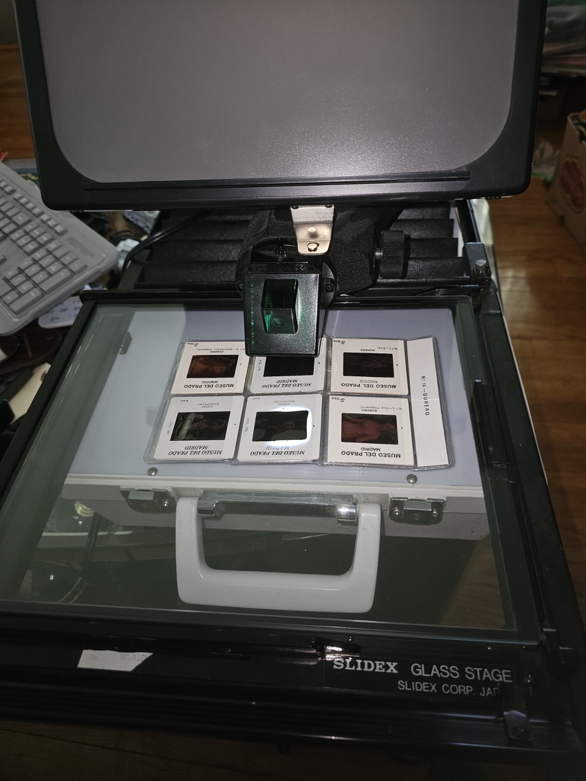 Slidex File Projector For 6x6 Or 35mm Fully Working Great Condition