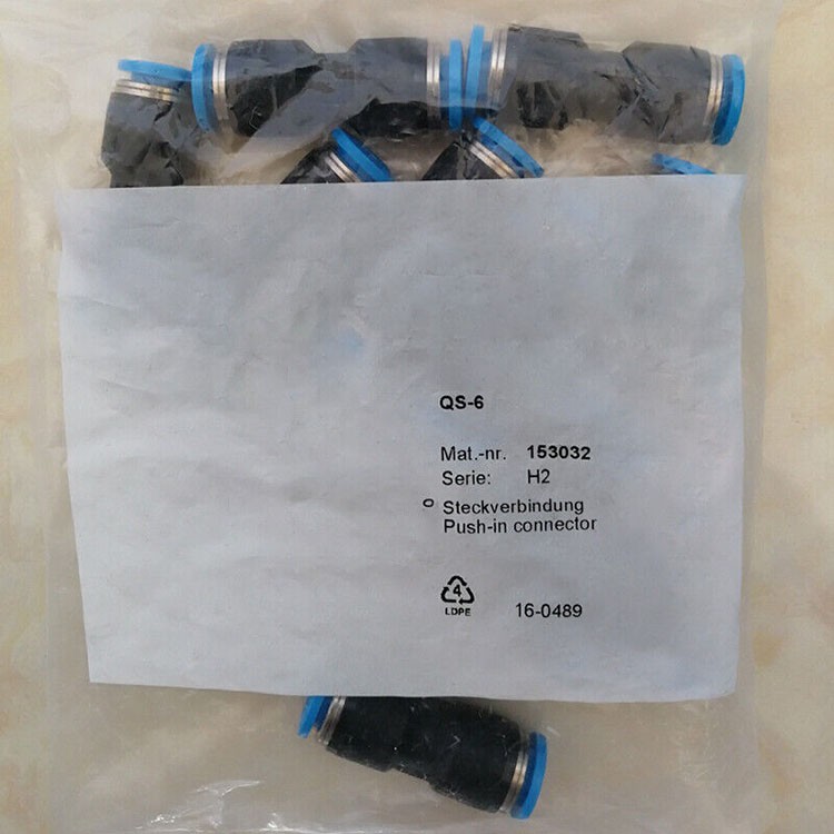 10PCS New For Festo QS-4 153031 QS-6 153032 QS-8 153033 Connector