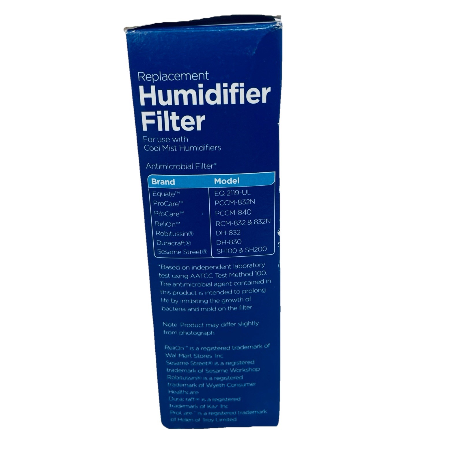 Equate Replacement Cool Mist Humidifier Filter EQ2119-UL RCM-832N ...