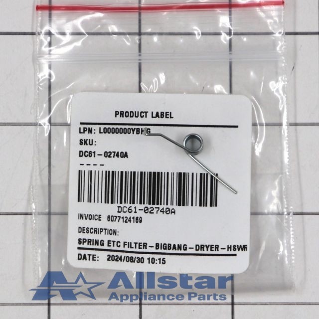 Samsung Dryer Spring DC61-02740A