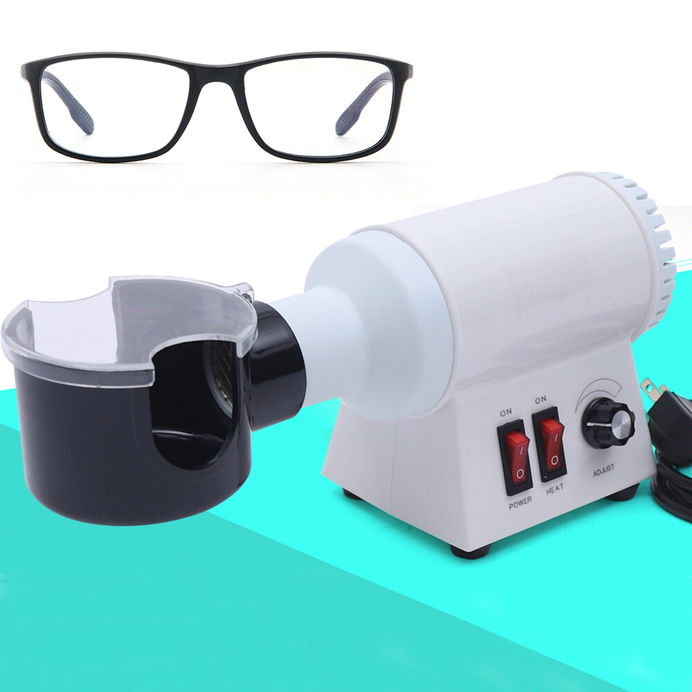 Hot Air Optical Eyeglasses Frame Warmer Frame Heater Temperature Adjustable 110V