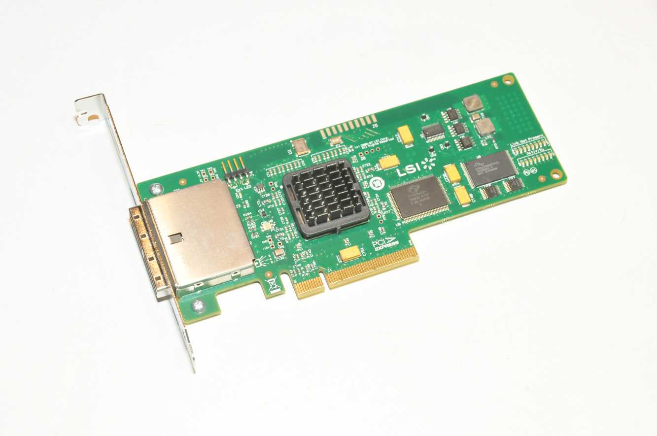 LSI SAS3801E PCIe x8 External 8-port Host Bus Adapter HBA
