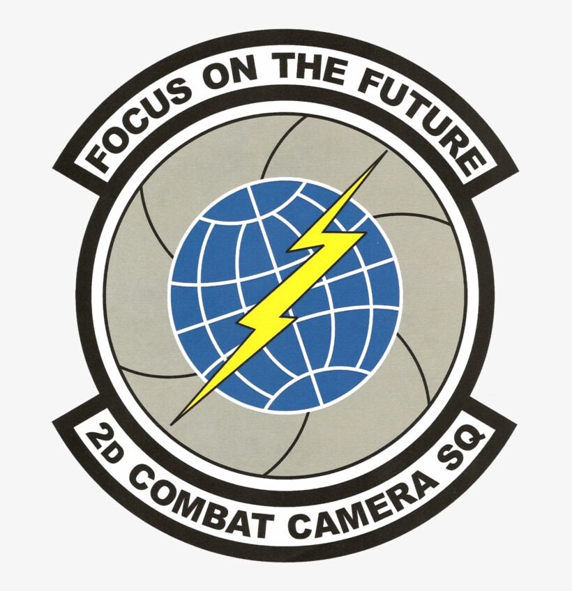 USAF 2nd Combat Camera Squadron Self-adhesive Vinyl Decal
