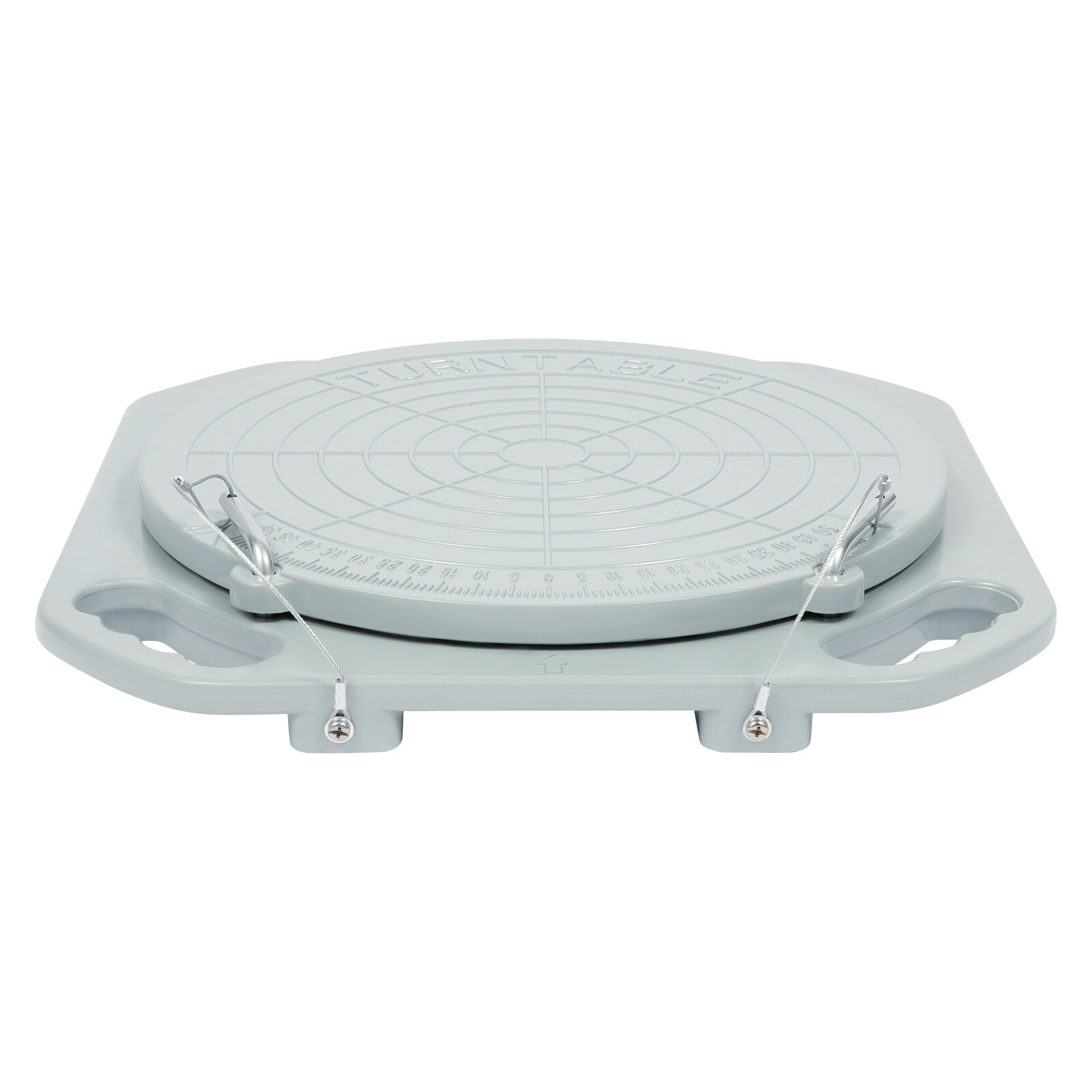 2pcs 5 Ton Front End Wheel Alignment Turntable Plate 360° Rotating Plate Table