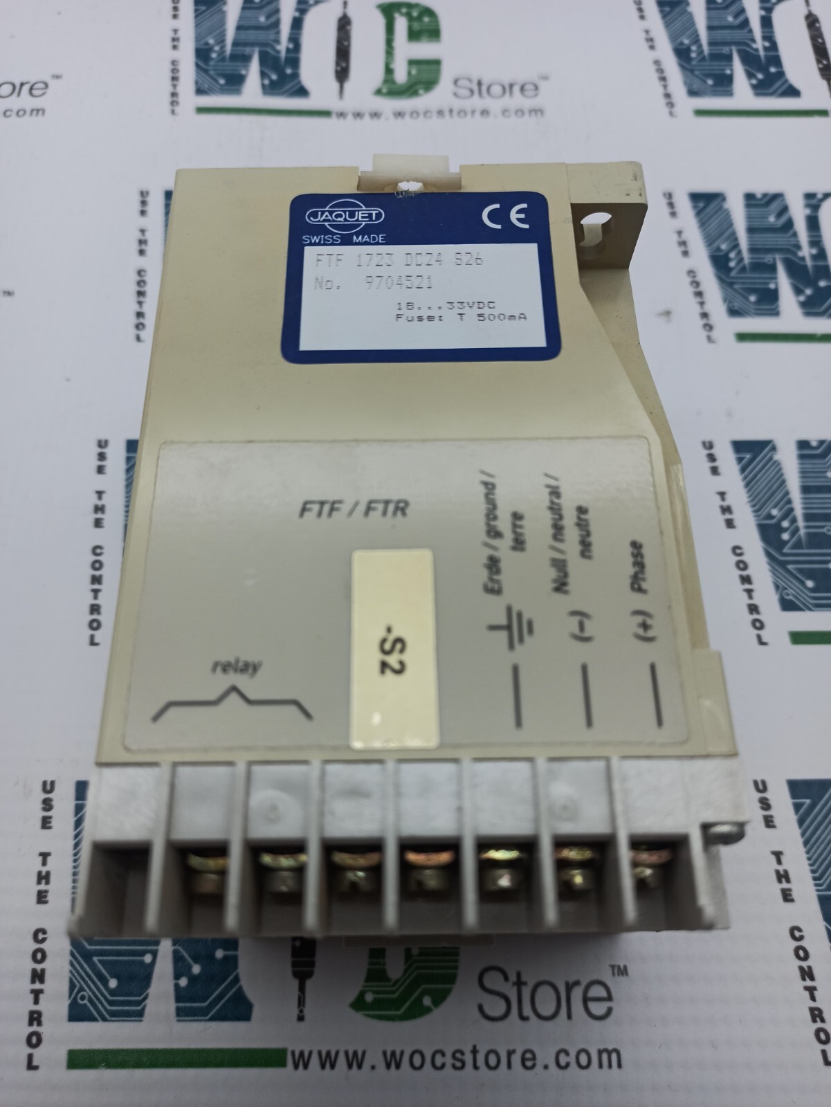 FTF 1723 JAQUET FTF / FTR RELAY DC24 S26