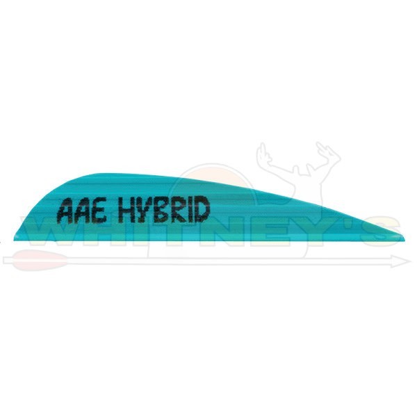 AAE Archery Hybrid 26 Vanes - Teal - 50pk - HY26TL50