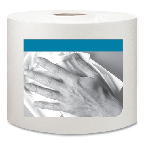 Tork Paper Wiper Plus, 9.8 x 15.2, White, 300/Roll, 2 Rolls/Carton