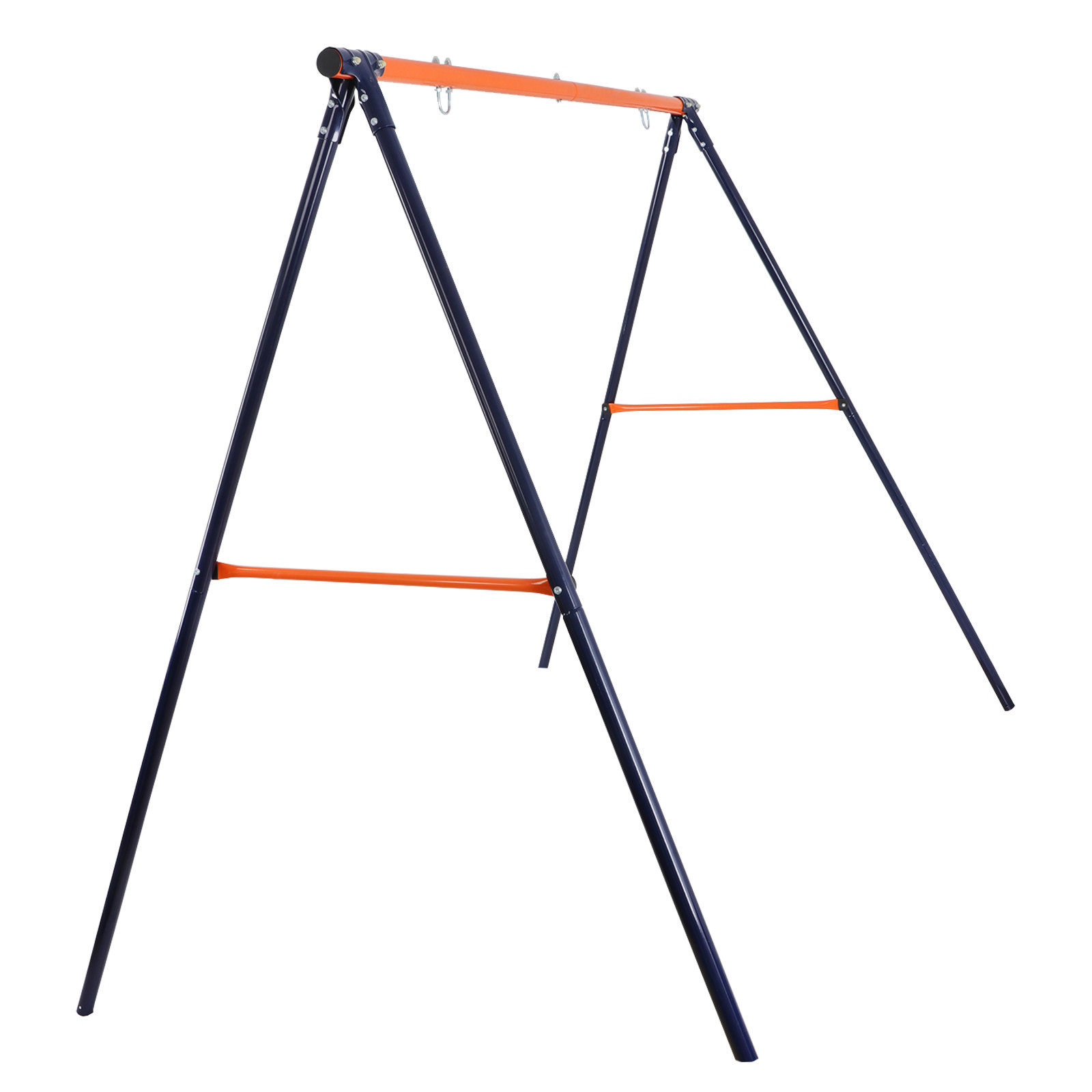 Swing Stand Yard Lawn Playground A-Frame + 48'' Spider Web Tree Swing Net Garden