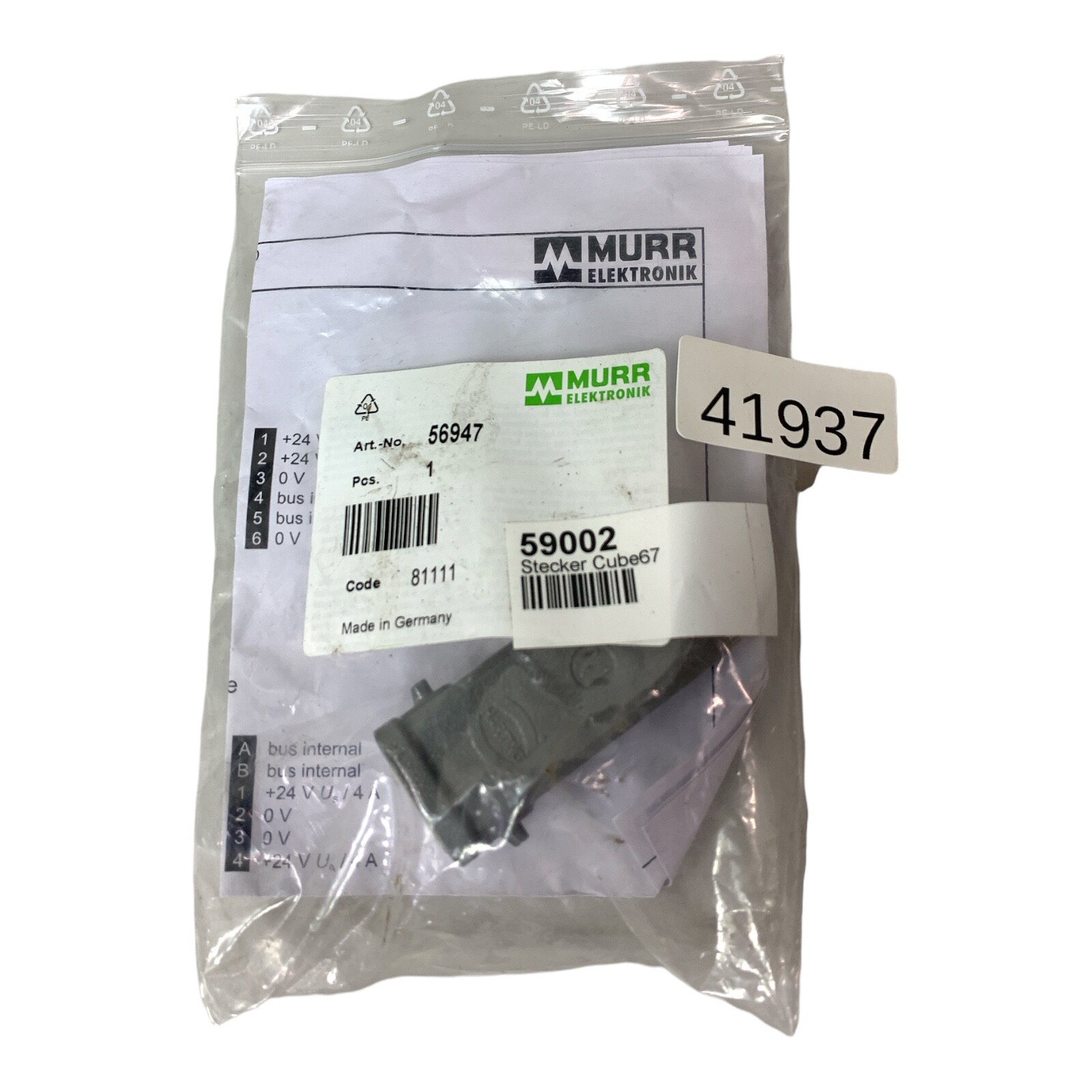 Murr Elektronik 56947 Connector