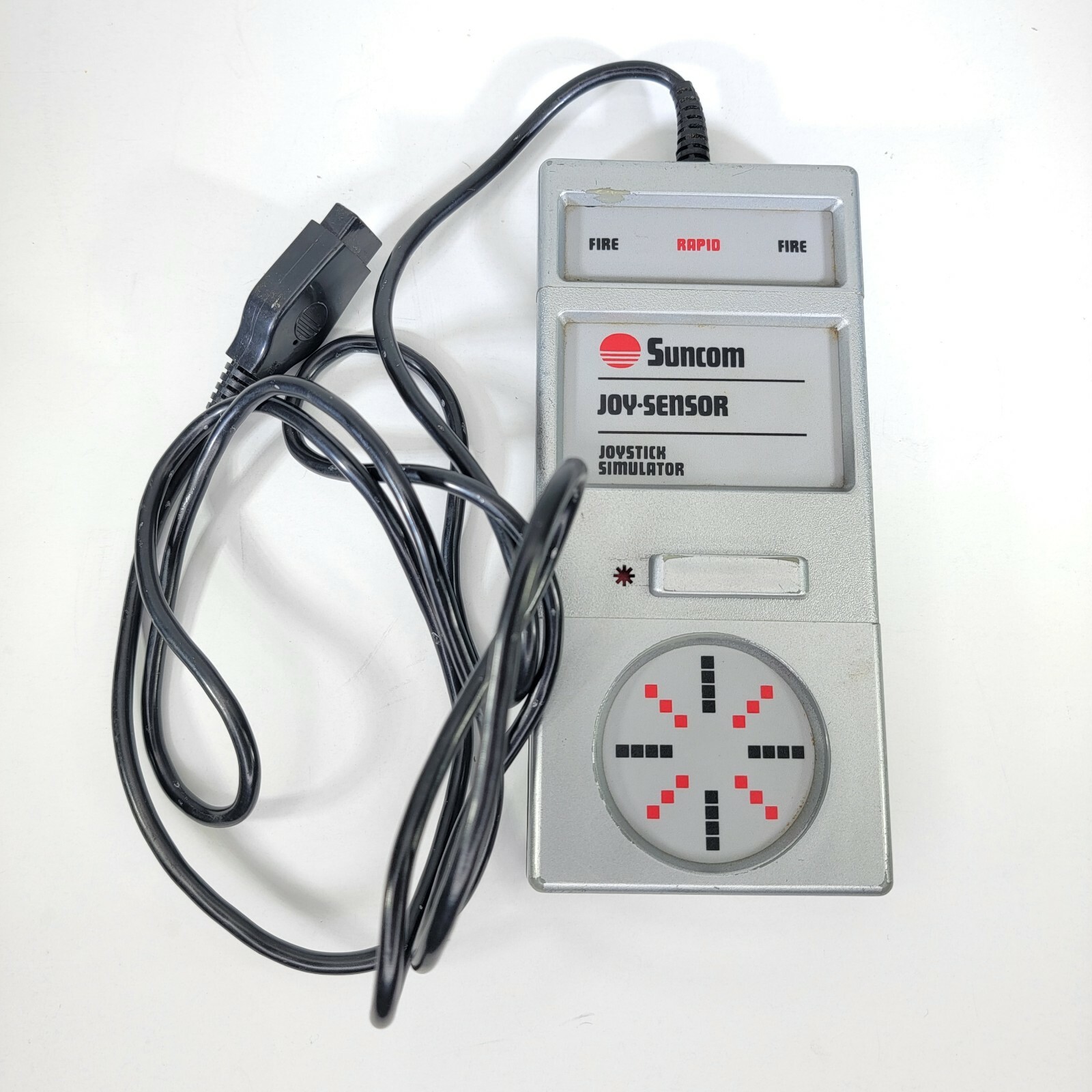 Suncom Joy Sensor 9 pin Joystick Simulator Commodore Atari Spectrum Tested Works