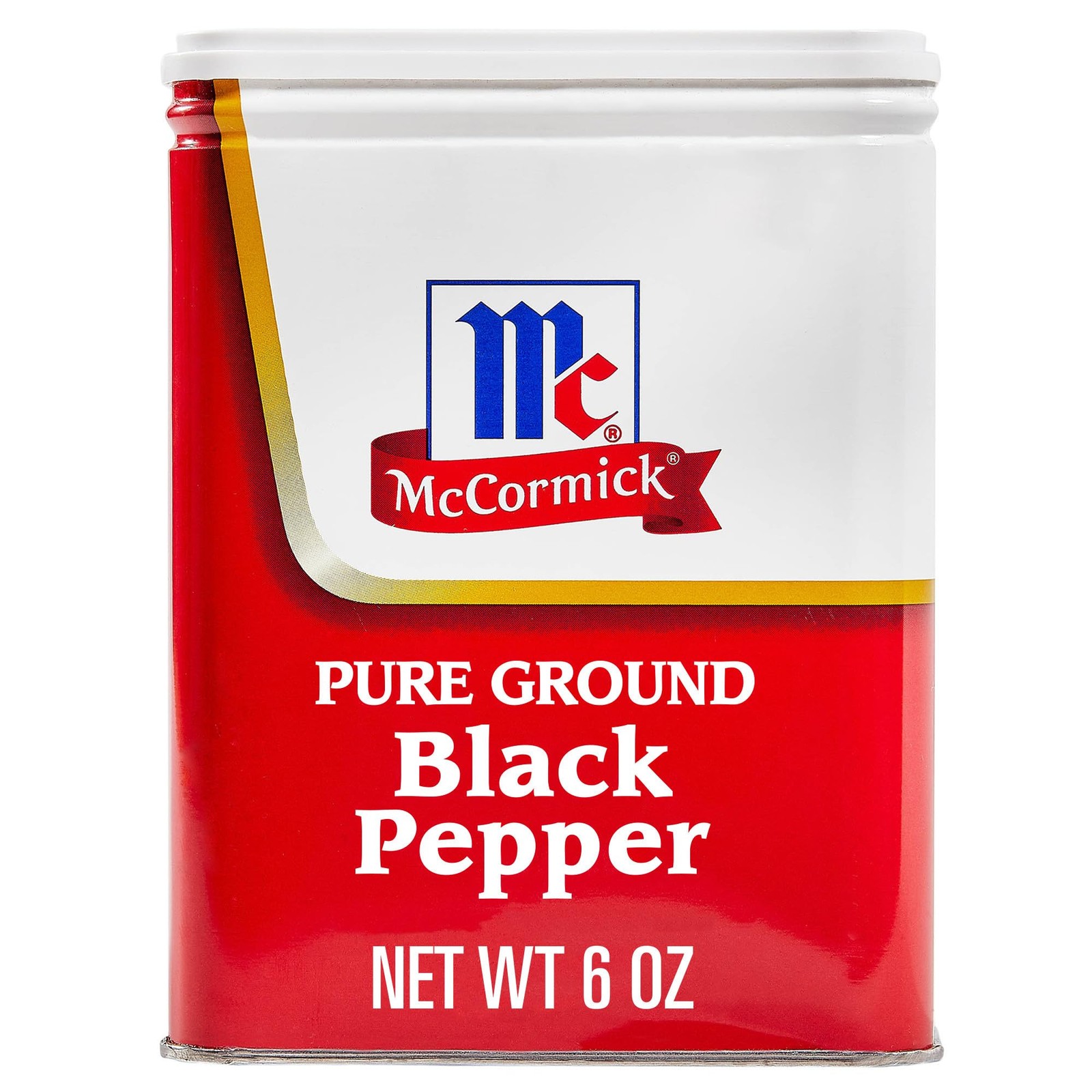 McCormick Pure Ground Black Pepper, 6 oz 6 Ounce (Pack of 1)