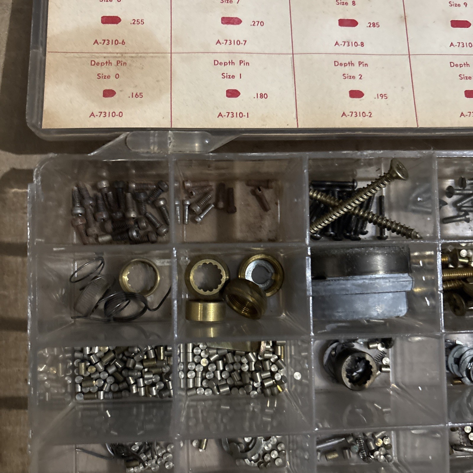 Vintage-Used-Dexter Locks-No. 2800 Keying Kit