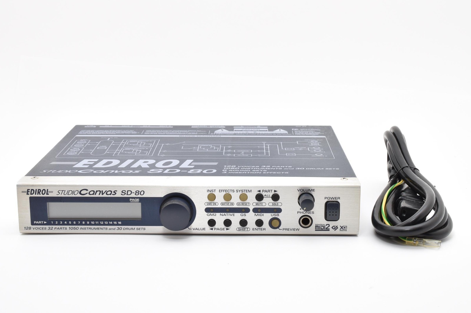 Edirol Roland SD-80 Studio Canvas Sound Module From Japan [Exc+++] #2881501A