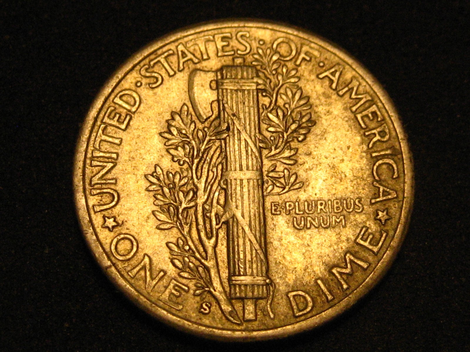 1940-S 90% Silver Mercury Head Dime AU ^^^^^^