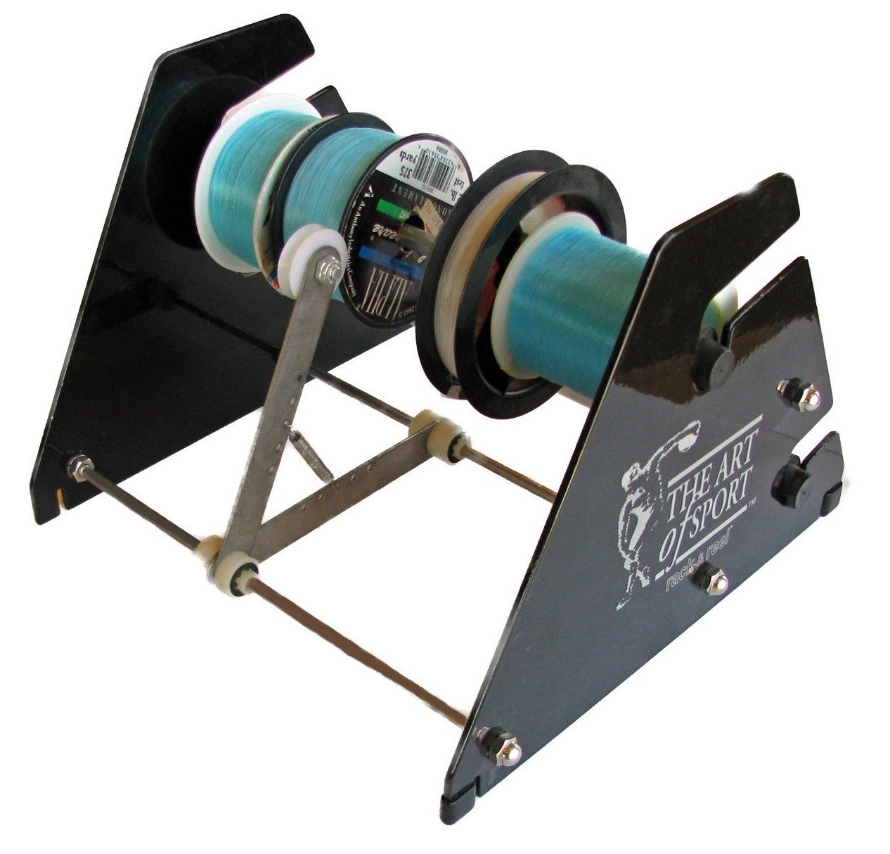 Fishing Line Winder Spooler, Rack and Reel, Line loader, Spool holder, dispenser