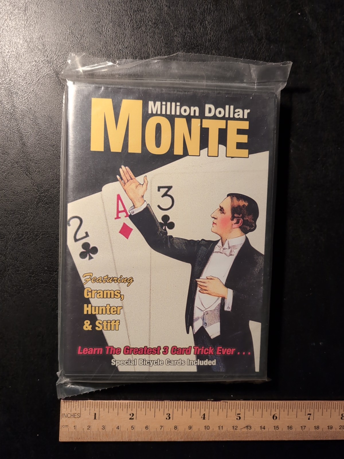 MILLION DOLLAR MONTE Fantastic Card Magic Trick Gamble - Cards & DVD Included