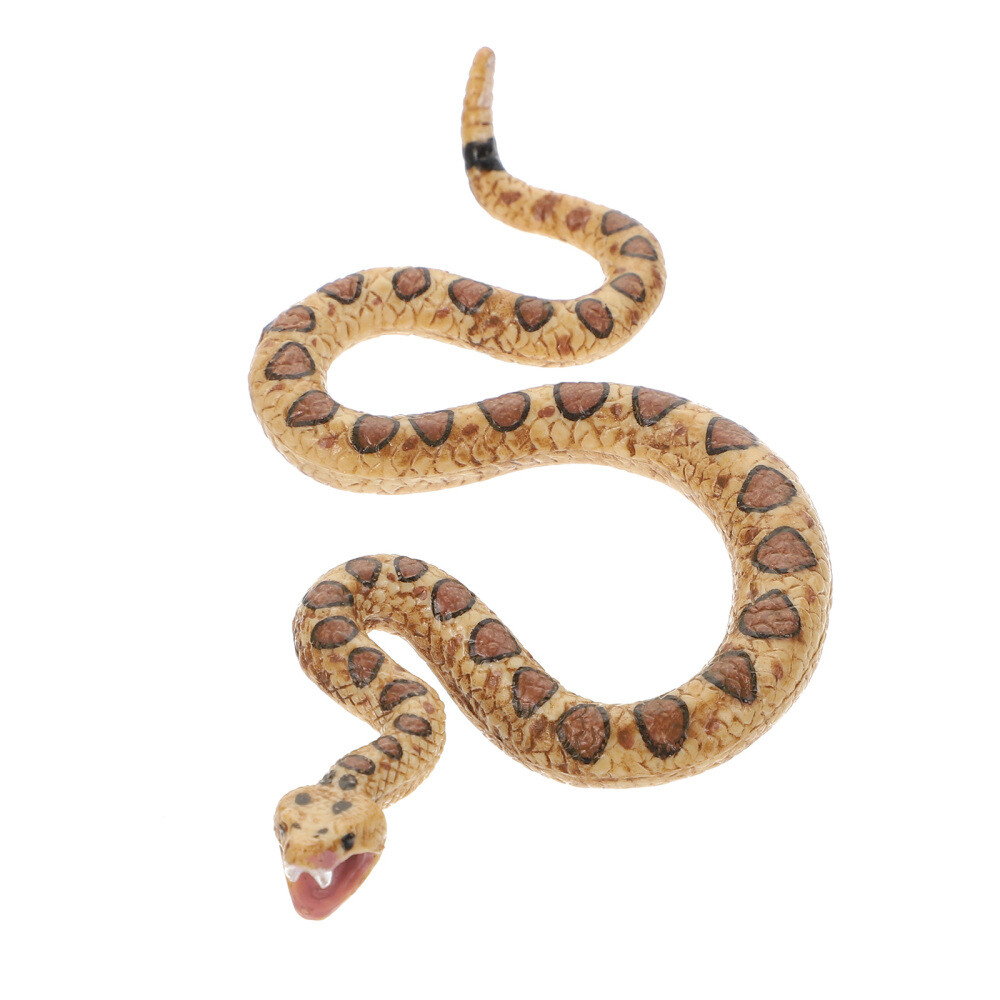 New Fake Snakes for Garden Rubber Copperhead Snake Scary Snake Toy US