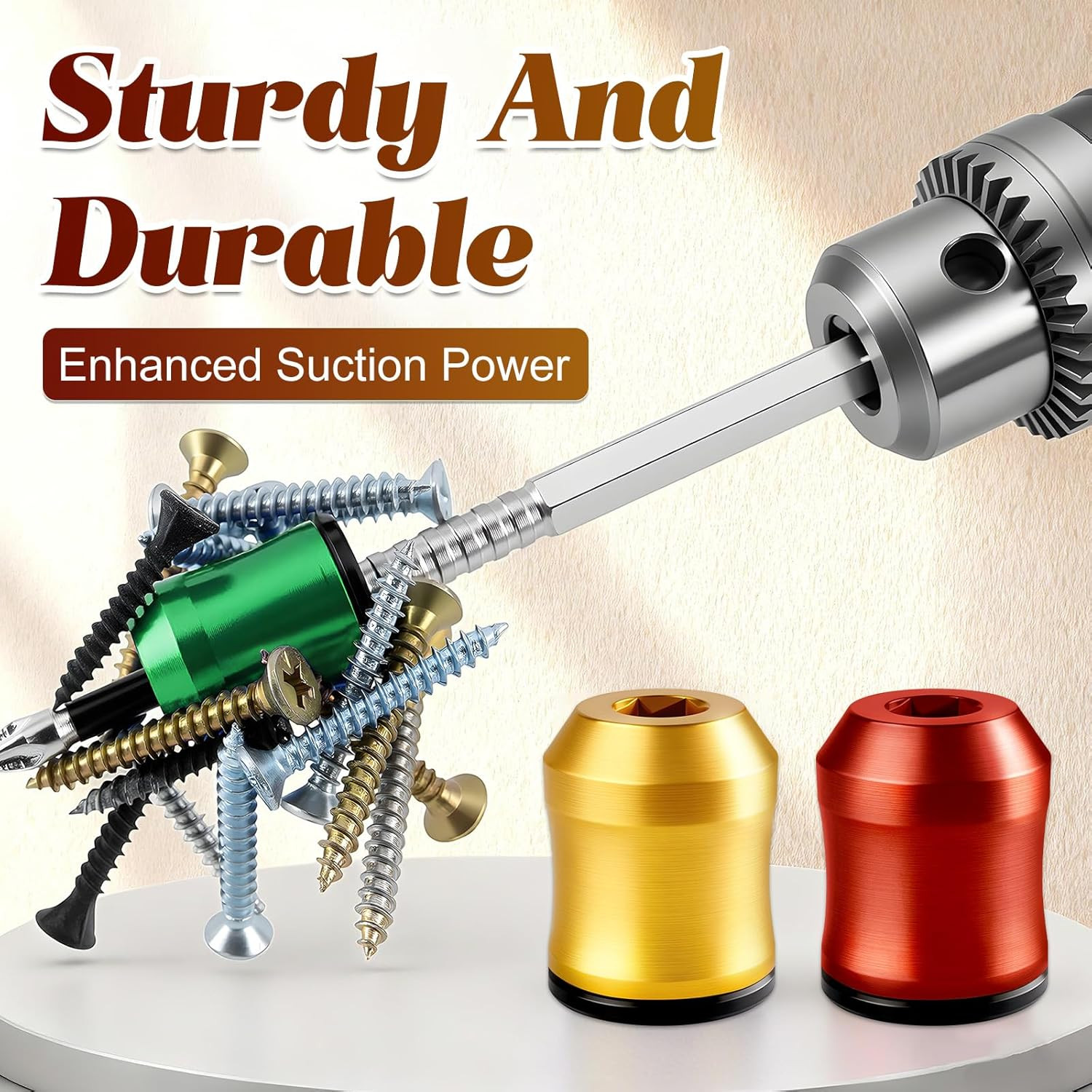 Strong Magnetic Screw Ring Screwdriver Head Removable Magne-Tic Drill Bit Holder
