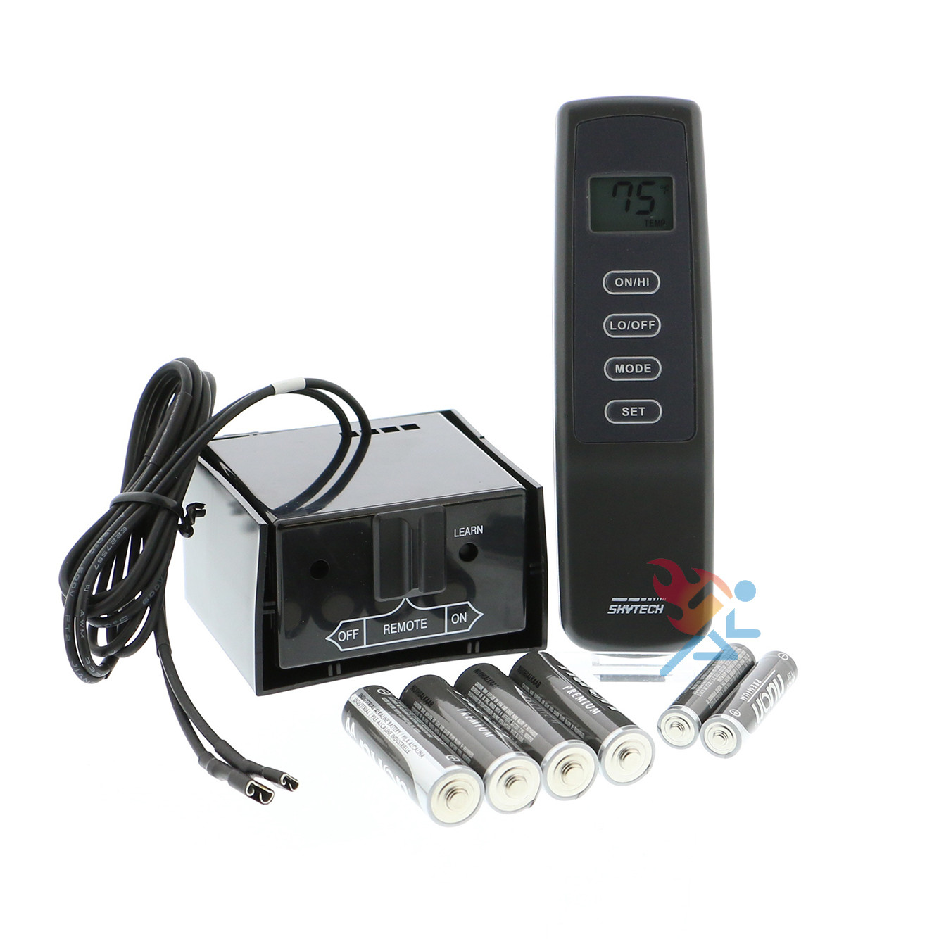 Skytech MRCK-TH Thermostat & Flame Adjustment Fireplace Remote Control
