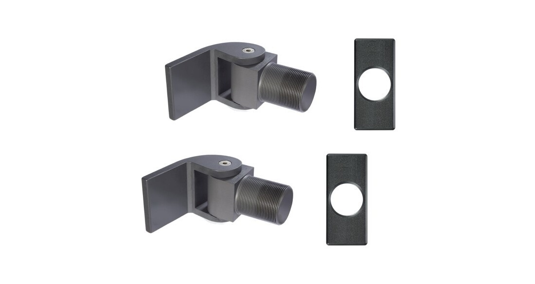 SureClose Non Self Closing Flush Mount M Hinge Closer Kit Dark Gray