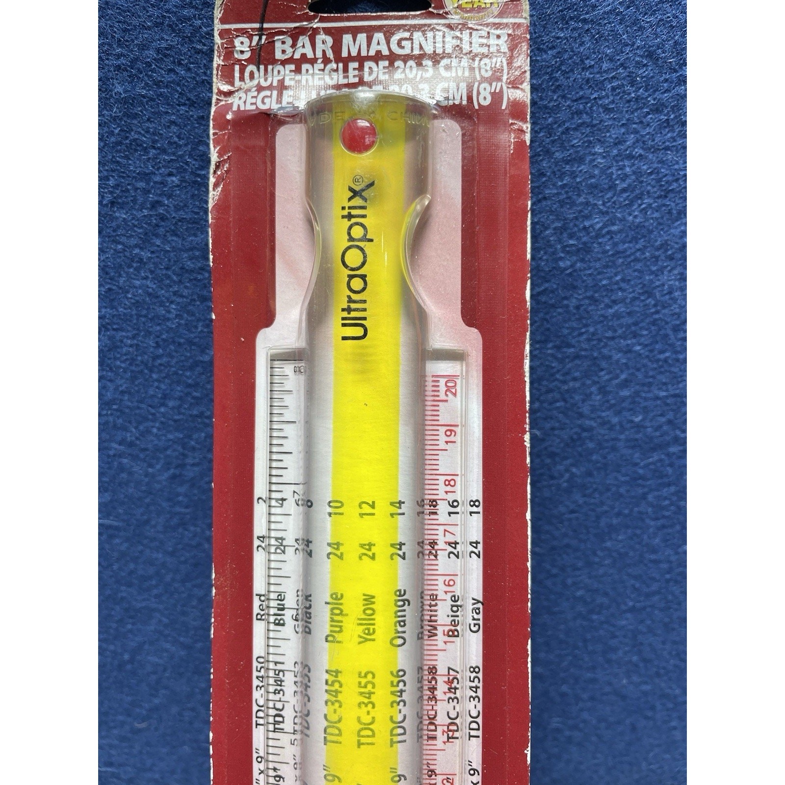 UltraOptix 8" Ruled 2x Bar Magnifier