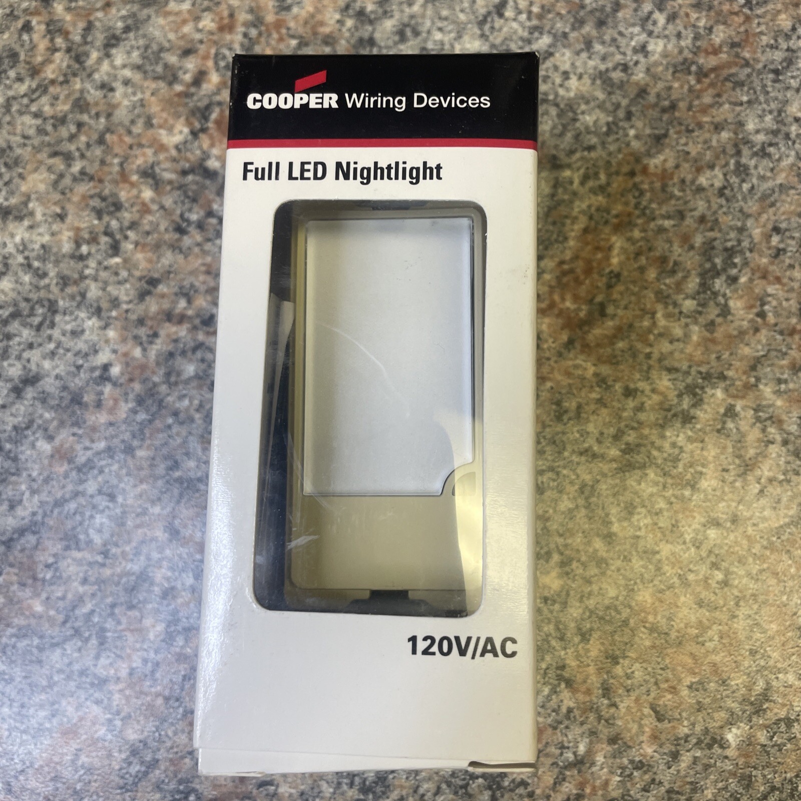 Cooper Wiring 7737V-BOX 120-Volt Full LED Dimmable Nightlight Ivory