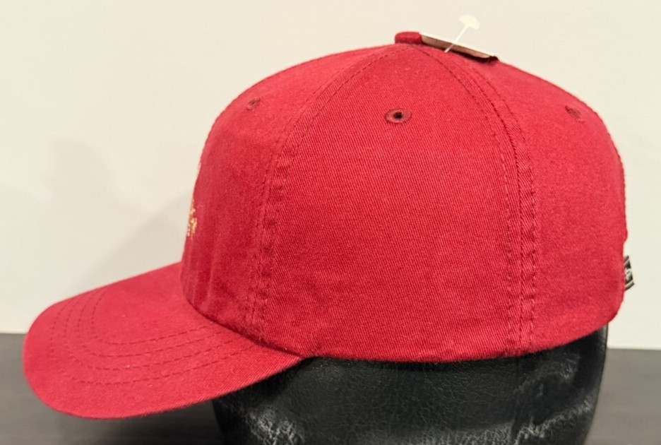 Eagle Ridge Golf Club Page and Tuttle Adjustable Dad Hat Cap Red Cotton