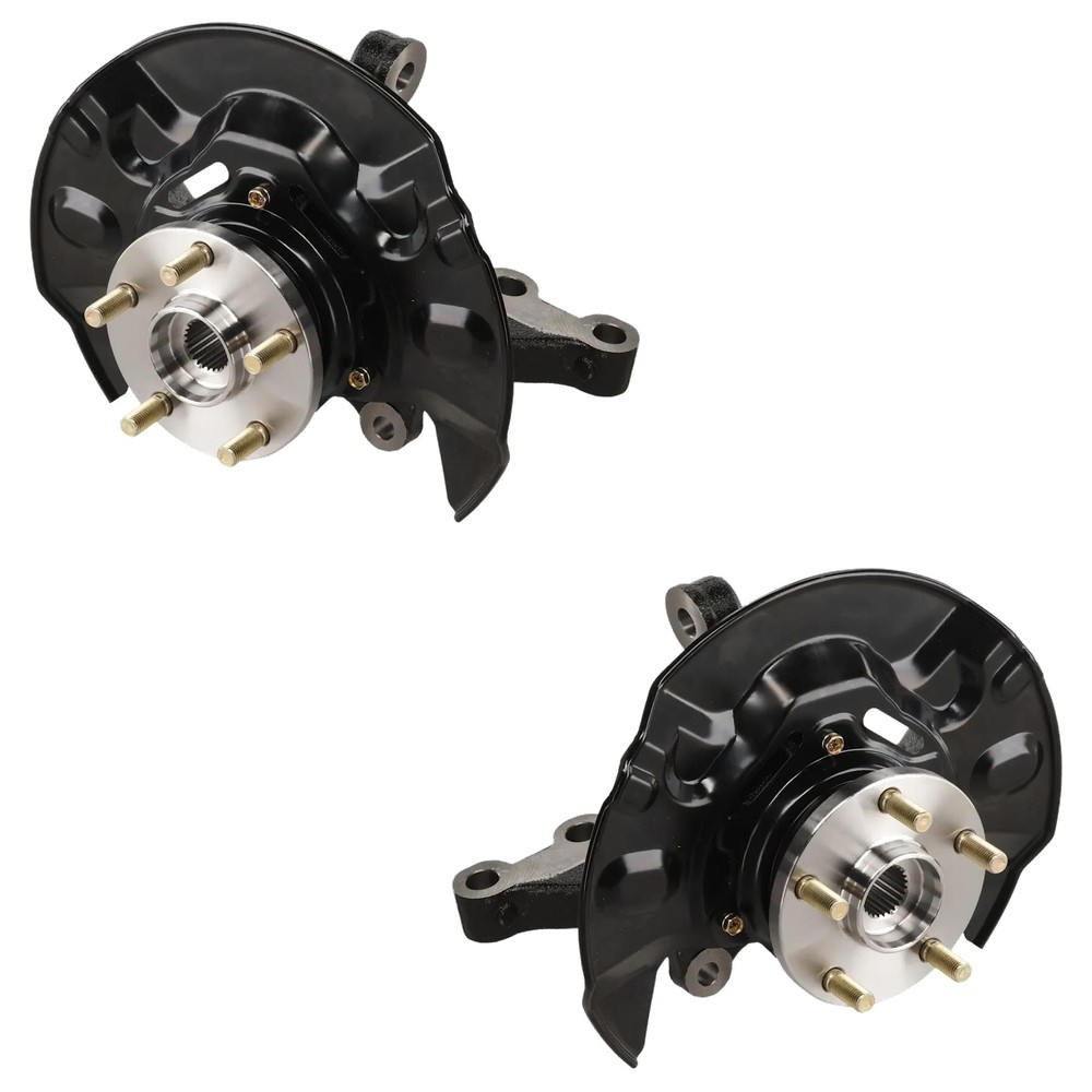 Pair Of Front Knuckles 2003-2006 Toyota Matrix AWD 1.8L 4 Cyl OEM Grade LK065