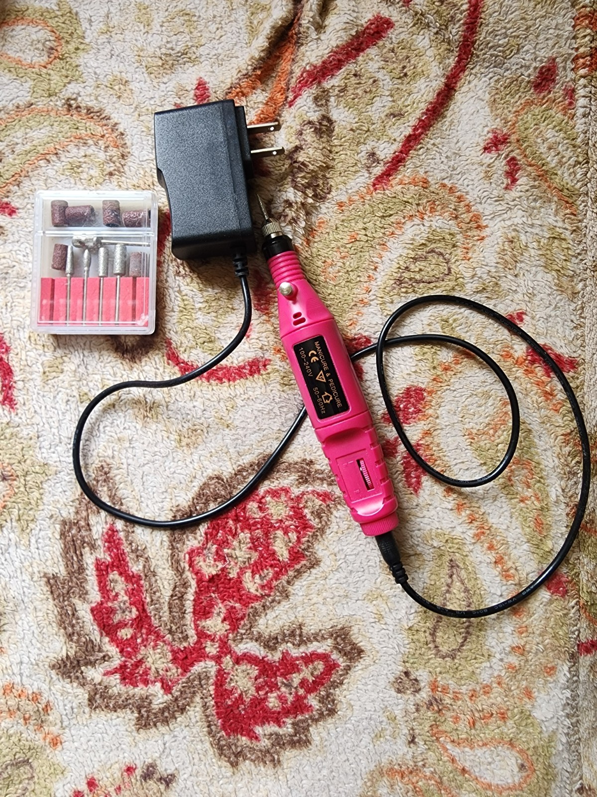 Electric Nail File Portable Nail Drill For Acrylic with Accessories