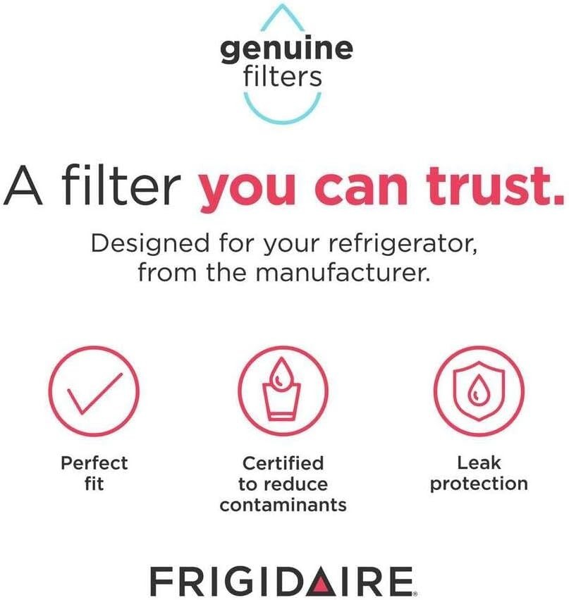 Frigidaire WF3CB Water Filter for Frigidaire Refrigerator - White 1PC