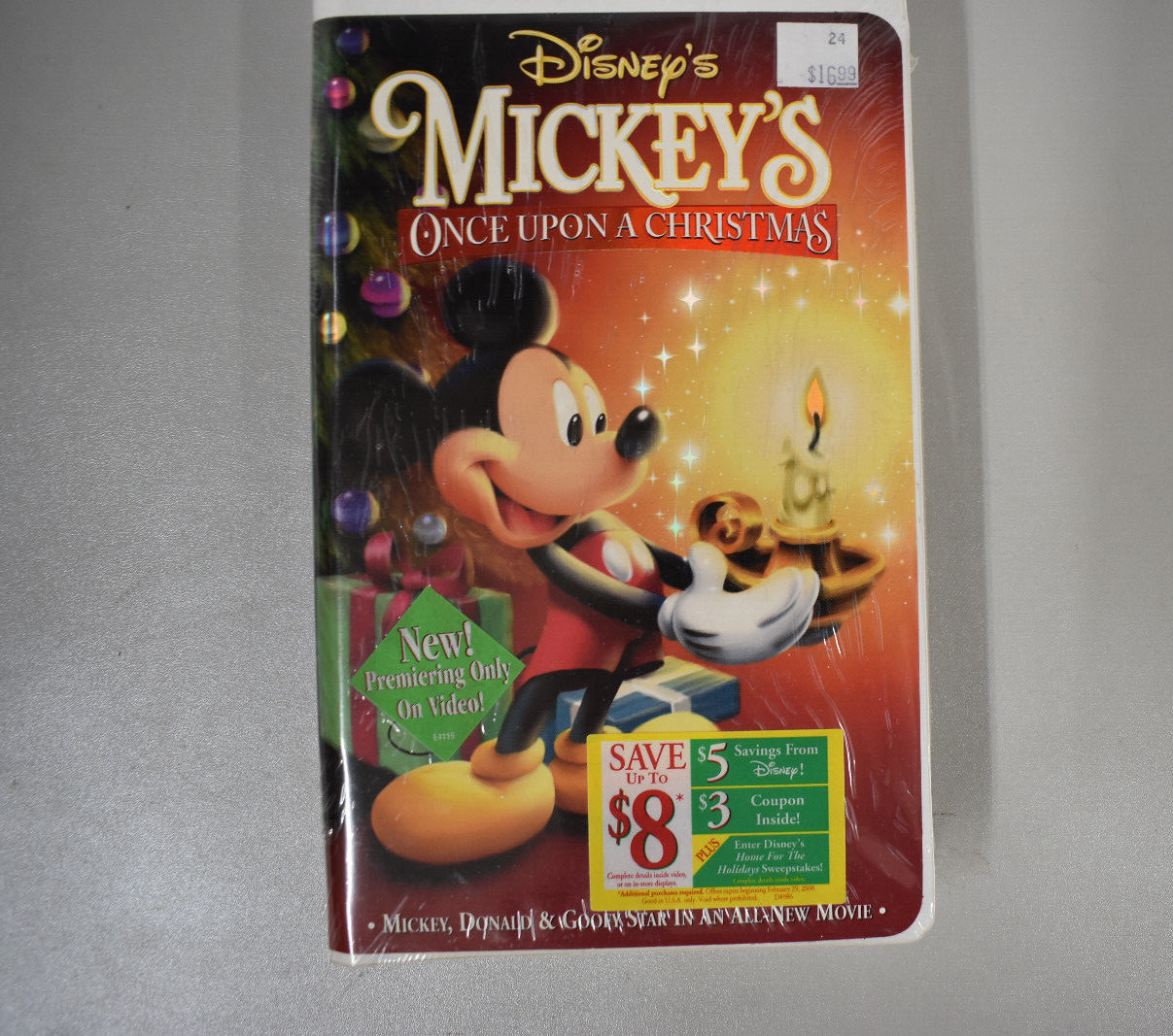 Disney's Mickey's Once Upon a Christmas (VHS, 1999) - BRAND NEW FACTORY SEALED