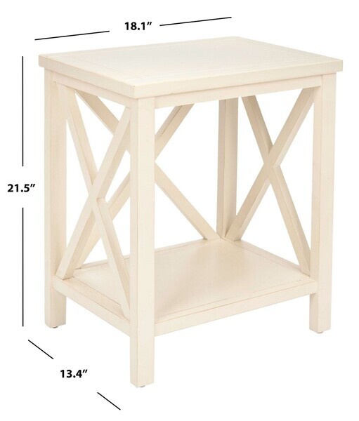 Safavieh Candence Cross Back End Table, Reduced Price 2172710563 AMH6523A
